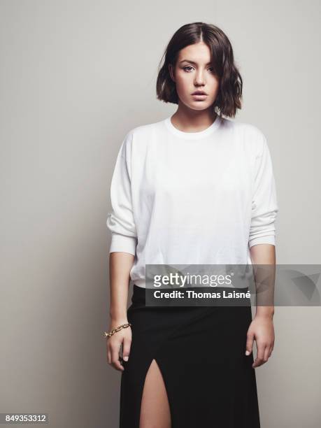 Actress Adele Exarchopoulos is photographed for Self Assignment on September 7, 2017 in Venice, Italy. .