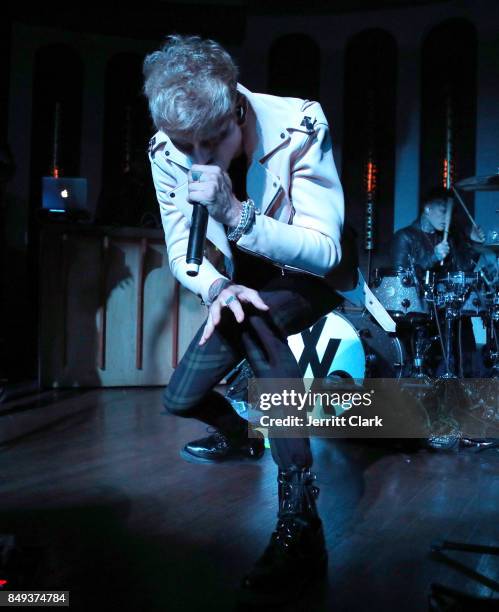 Machine Gun Kelly performs at a Private Show at The Peppermint Club on September 18, 2017 in Los Angeles, California.