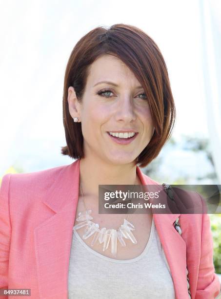 Actress Kate Walsh attends a luncheon hosted by Oliver Peoples and Van Cleef & Arpels at a private residence on February 19, 2009 in Los Angeles, CA.