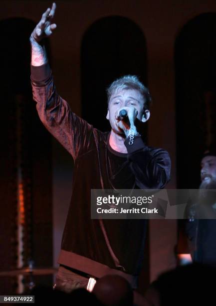 Machine Gun Kelly performs at a Private Show at The Peppermint Club on September 18, 2017 in Los Angeles, California.