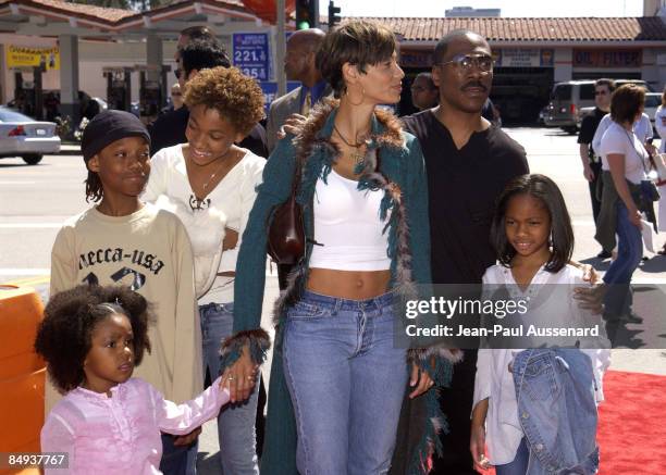 Eddie Murphy and family