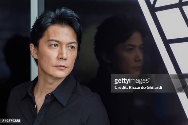 Actor Masaharu Fukuyama is photographed for Self Assignment on September 4, 2017 in Venice, Italy. .