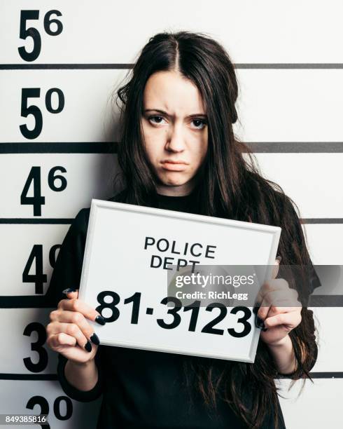 police line-up mugshot - prison placard stock pictures, royalty-free photos & images