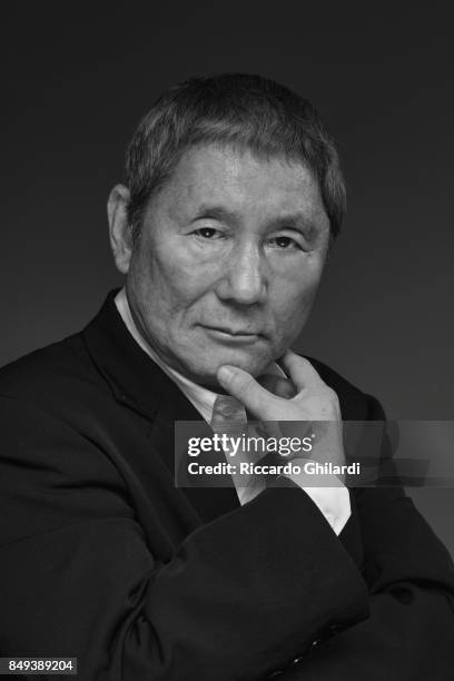 Film director Takeshi Kitano is photographed for Self Assignment on September 8, 2017 in Venice, Italy. .