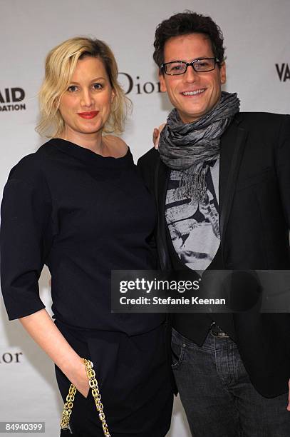 Actress Alice Evans and actor Ioan Gruffudd attend the Dior and Vanity Fair launch of BRANDAID Foundation held at Environment on February 19, 2009 in...