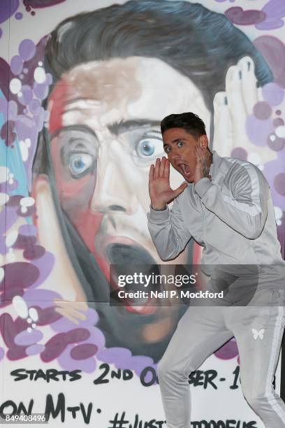 Stephen Bear at the 'Just Tattoo Of Us: Can You Deal With The Reveal' pop-up tattoo parlour on September 19, 2017 in London, United Kingdom.