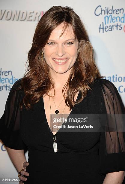 Actress Vinessa Shaw attends the "Children Mending Hearts" charity event at the House of Blues on February 18, 2009 in Los Angeles, California.