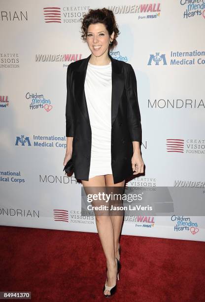 Actress Marisa Tomei attends the "Children Mending Hearts" charity event at the House of Blues on February 18, 2009 in Los Angeles, California.