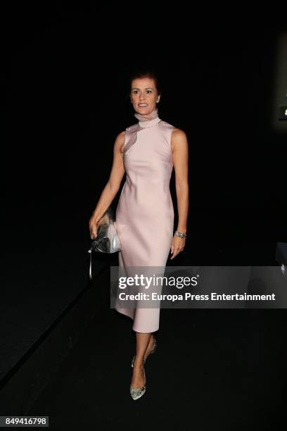 Nuria March is seen during Mercedes-Benz Fashion Week Madrid Spring/Summer 2018 at Ifema on September 15, 2017 in Madrid, Spain.