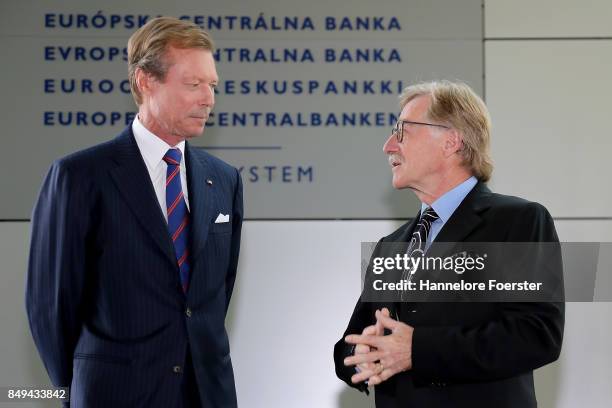 His Royal Highness Grand Duke Henri of Luxembourg on September 19, 2017 in Frankfurt am Main, Germany.