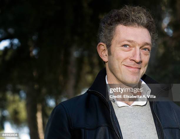 Actor Vincent Cassel attends a photocall for the movie "Death Instinct" Part 1 on February 20, 2009 in Rome, Italy.This is the first part of a movie...