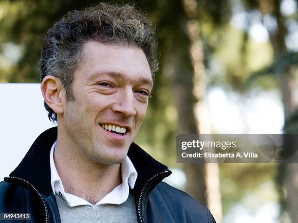 Actor Vincent Cassel attends a photocall for the movie "Death Instinct" Part 1 on February 20, 2009 in Rome, Italy.This is the first part of a movie...