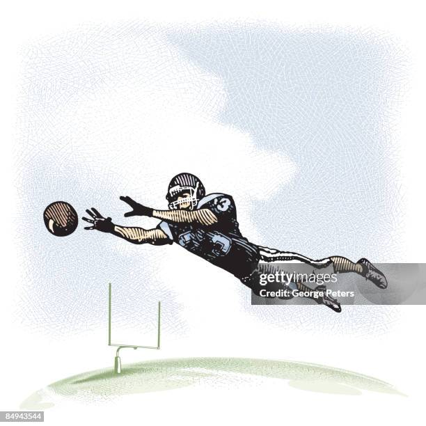 fantastic catch - minnesota spring stock illustrations