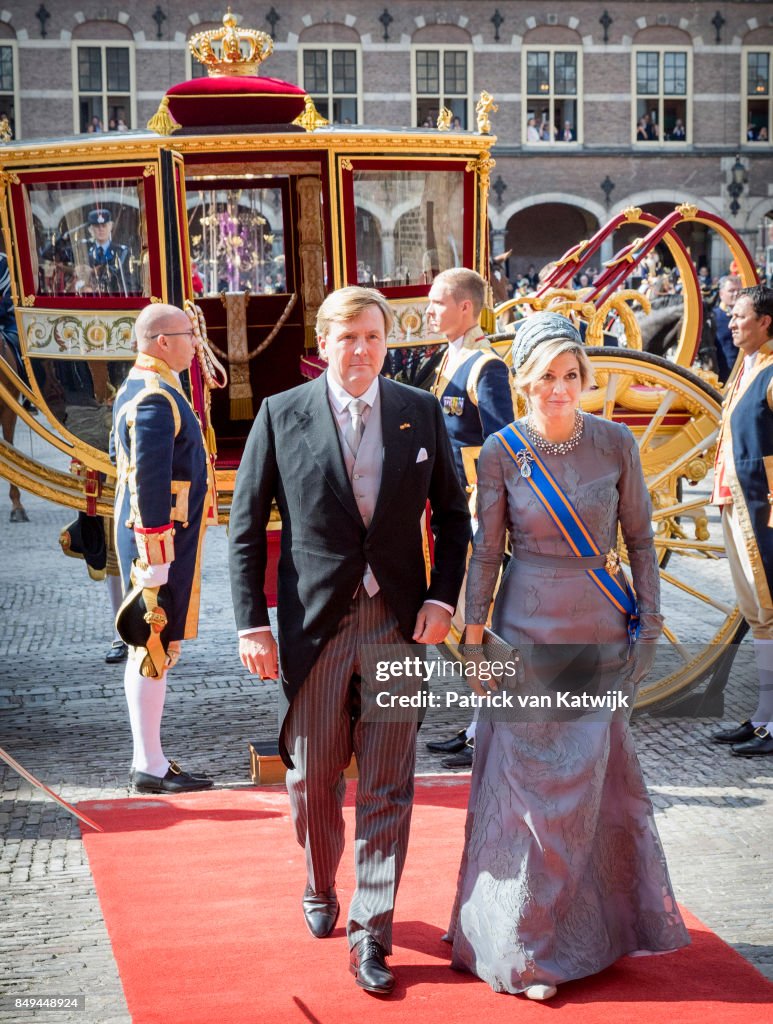 Dutch Royal Family Attends Prinsjesdag in The Hague
