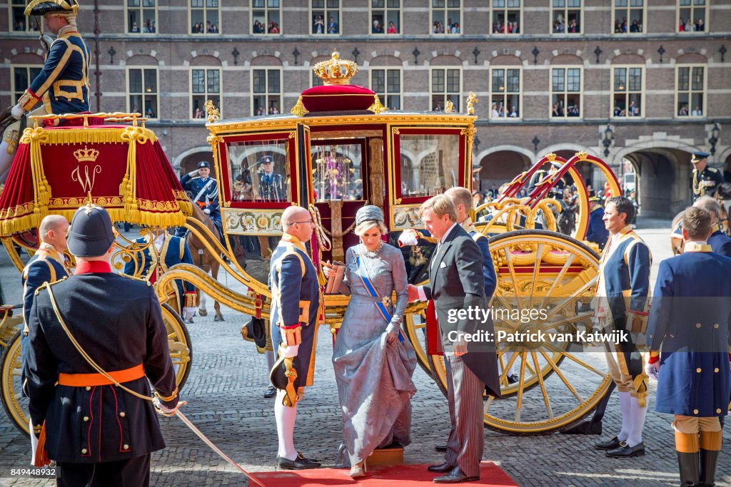 Dutch Royal Family Attends  Prinsjesdag in The Hague