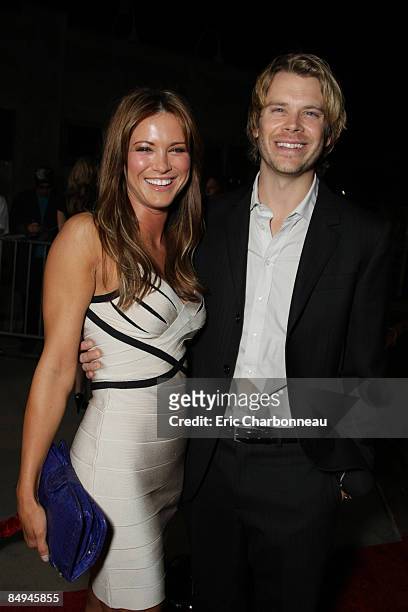 Danneel Harris and Eric Christian Olsen at Screen Gems World Premiere of 'Fired Up' on February 19, 2009 at the Pacific Theatre Culver Stadium 12 in...