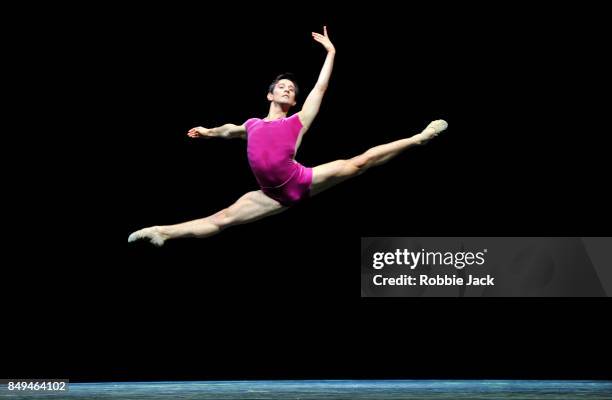 Valentino Zucchetti in the Royal Ballet's production The Vertiginous Thrill of Exactitude at Hull New Theatre on September 15, 2017 in Hull, England.