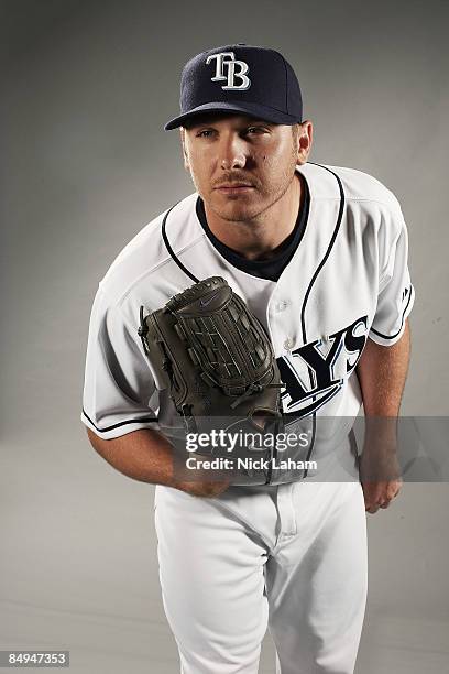 Scott Kazmir of the Tampa Bay Rays poses during Photo Day on February 20, 2009 at the Charlotte County Sports Park in Port Charlotte, Florida.