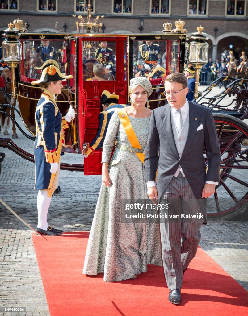 Dutch Royal Family Attends  Prinsjesdag in The Hague