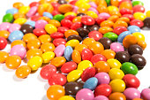 Tasty colorful candies the children's favorite sweets
