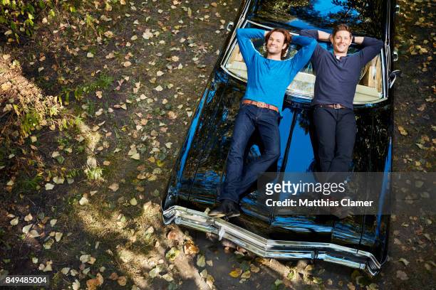 Actors Jared Padalecki and Jensen Ackles are photographed for Entertainment Weekly Magazine on August 23, 2016 in Los Angeles, California.