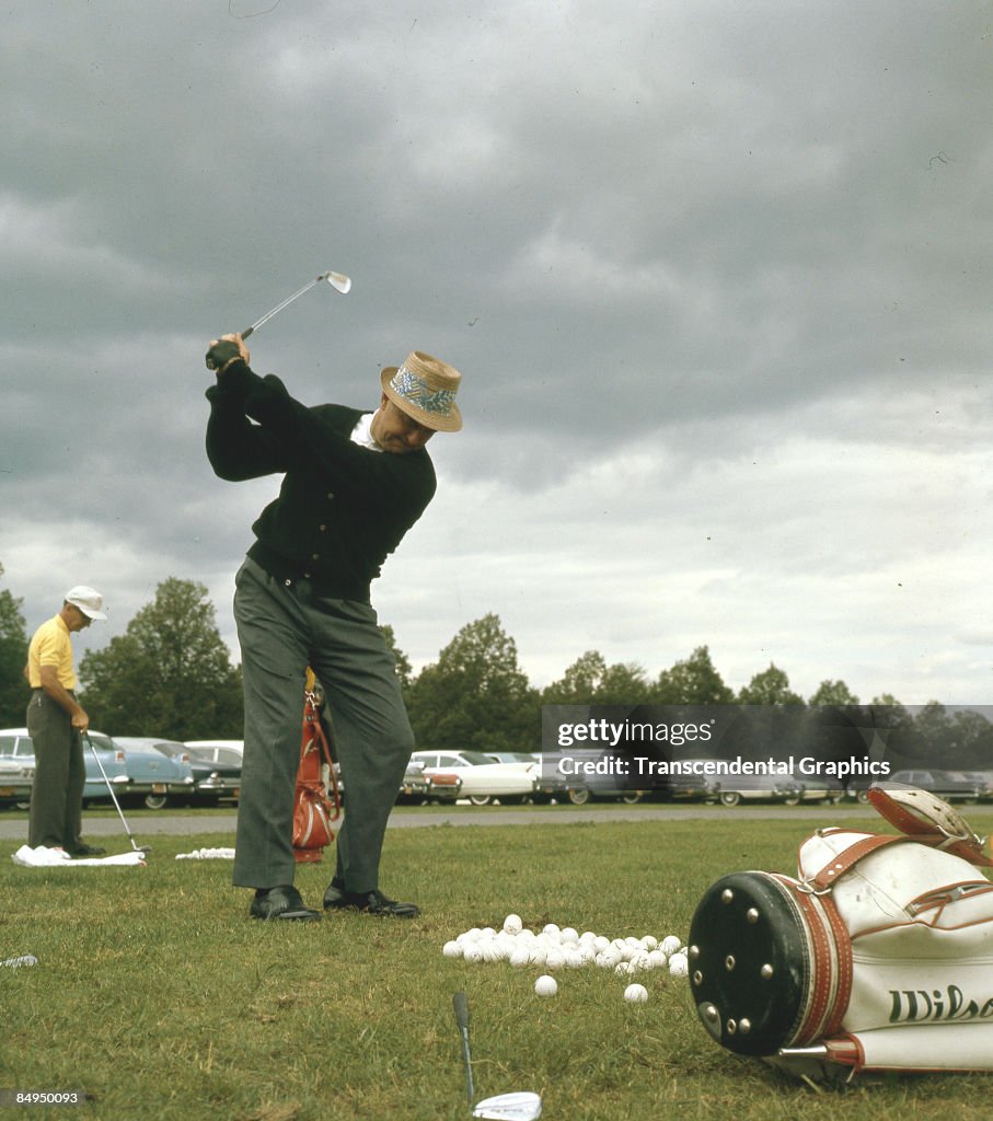 Sam Snead Practicing