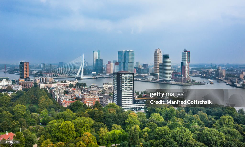 Rotterdam aerial view