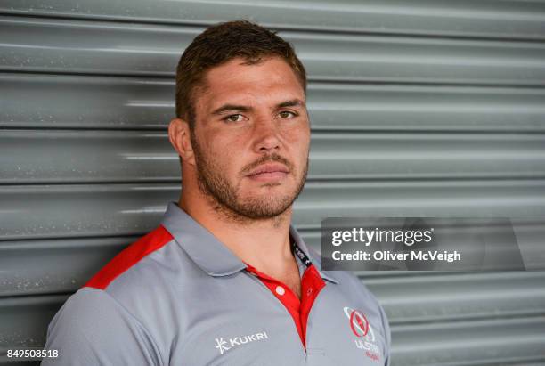 Ulster , Ireland - 19 September 2017; Wiehahn Herbst of Ulster after the Press Coference at the Kingspan Stadium in Belfast.