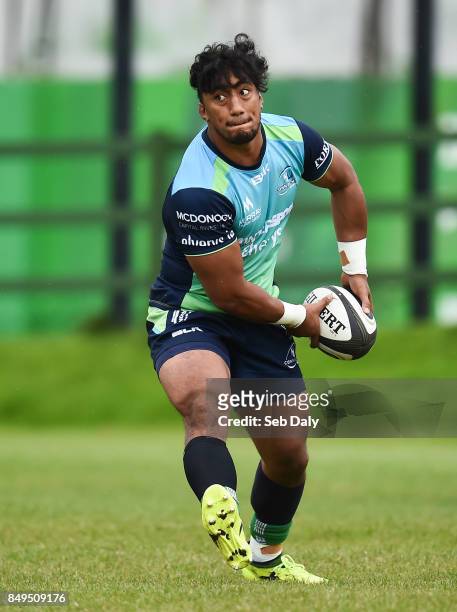 Galway , Ireland - 19 September 2017; Bundee Aki of Connacht during squad training at the Sportsground in Galway.