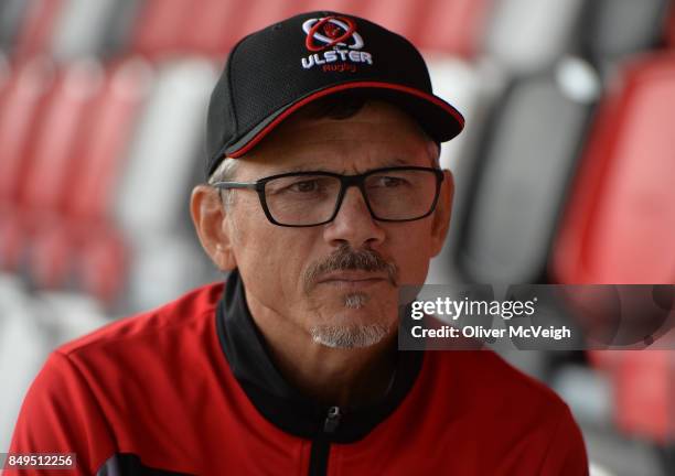 Ulster , Ireland - 19 September 2017; Ulster Director of Rugby Les Kiss after the Press Conference at the Kingspan Stadium in Belfast.