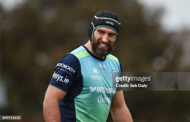 Galway , Ireland - 19 September 2017; John Muldoon of Connacht during squad training at the Sportsground in Galway.