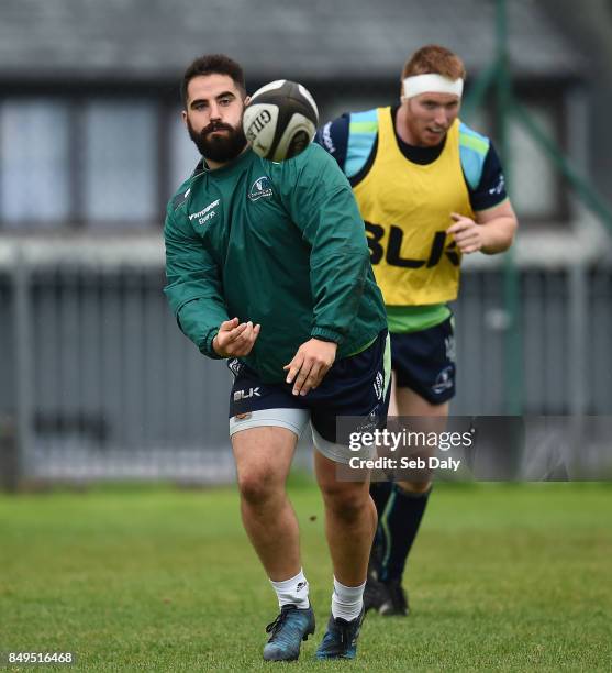 Galway , Ireland - 19 September 2017; Peter McCabe of Connacht during squad training at the Sportsground in Galway.