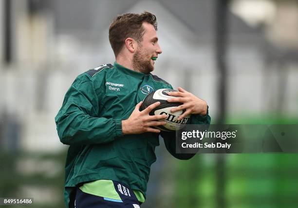 Galway , Ireland - 19 September 2017; Jack Carty of Connacht during squad training at the Sportsground in Galway.