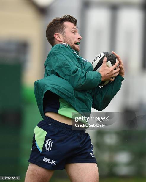 Galway , Ireland - 19 September 2017; Jack Carty of Connacht during squad training at the Sportsground in Galway.