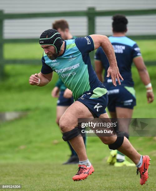 Galway , Ireland - 19 September 2017; John Muldoon of Connacht during squad training at the Sportsground in Galway.