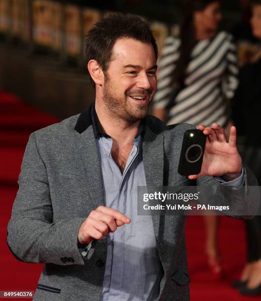 Danny Dyer arriving for the UK film premiere of Run For Your Wife, at the Odeon Leicester Square, central London.