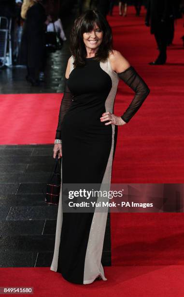 Vicki Michelle arriving for the UK film premiere of Run For Your Wife, at the Odeon Leicester Square, central London.