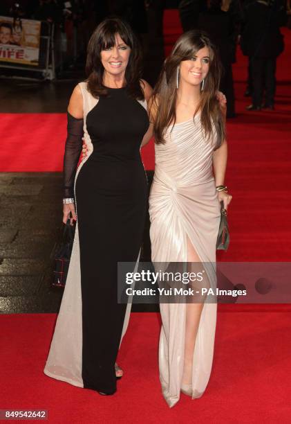 Vicki Michelle and daughter Louise Michelle arriving for the UK film premiere of Run For Your Wife, at the Odeon Leicester Square, central London.