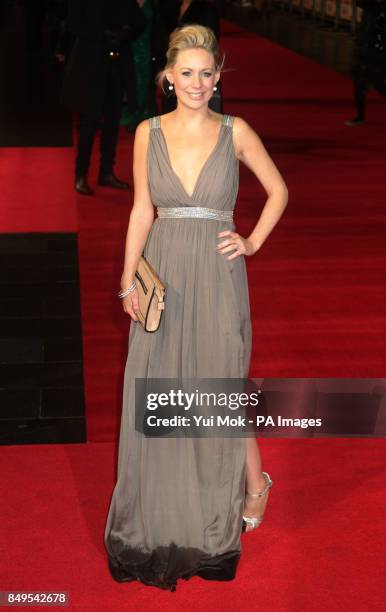 Kellie Shirley arriving for the UK film premiere of Run For Your Wife, at the Odeon Leicester Square, central London.