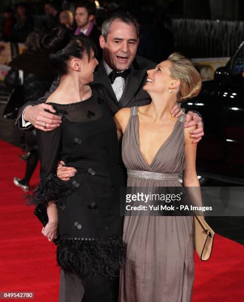 Kellie Shirley and Neil Morrissey arriving for the UK film premiere of Run For Your Wife, at the Odeon Leicester Square, central London.