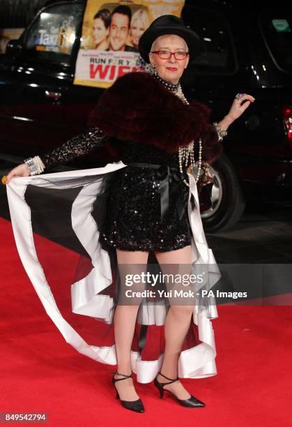 Su Pollard arriving for the UK film premiere of Run For Your Wife, at the Odeon Leicester Square, central London.