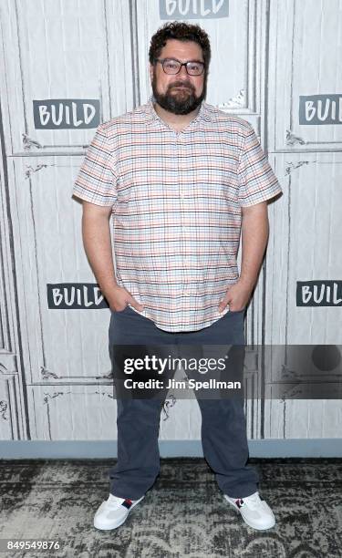 Actor Bobby Moynihan attends Build to discuss "Me, Myself & I" at Build Studio on September 19, 2017 in New York City.