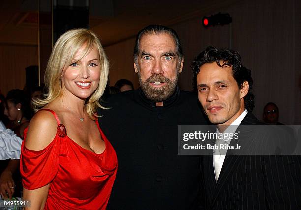 John Paul DeJoria with his wife Eloise and Marc Anthony in Beverly Hills, Calif. On Saturday, Oct. 2, 2004 for the inaugural Noche de Ni�os Gala, a...