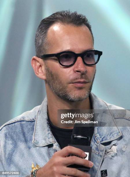 Jey Perie attends Build to discuss the GQ best new menswear designers program at Build Studio on September 19, 2017 in New York City.