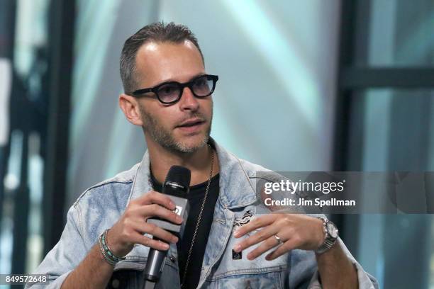 Jey Perie attends Build to discuss the GQ best new menswear designers program at Build Studio on September 19, 2017 in New York City.