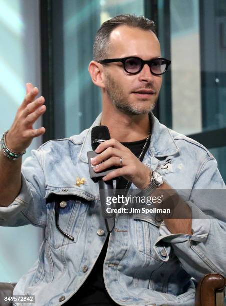 Jey Perie attends Build to discuss the GQ best new menswear designers program at Build Studio on September 19, 2017 in New York City.