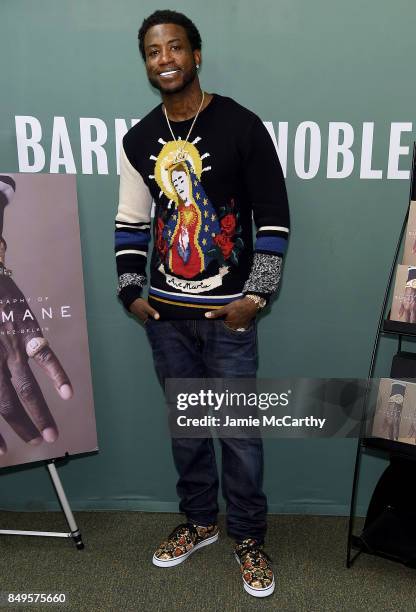 Gucci Mane signs copies of his new book "The Autobiography Of Gucci Mane"at Barnes & Noble, 5th Avenue on September 19, 2017 in New York City.