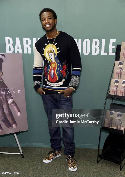 Gucci Mane signs copies of his new book "The Autobiography Of Gucci Mane"at Barnes & Noble, 5th Avenue on September 19, 2017 in New York City.