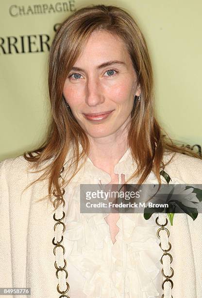 Elizabeth Moarre attends the second annual Women In Film Pre-Oscar Cocktail Party at the Peter and Tara Guber estate on February 20, 2009 in Beverly...