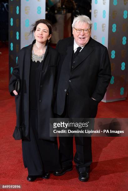 Sir Alan Parker and Lisa Parker arriving for the 2013 British Academy Film Awards at the Royal Opera House, Bow Street, London.